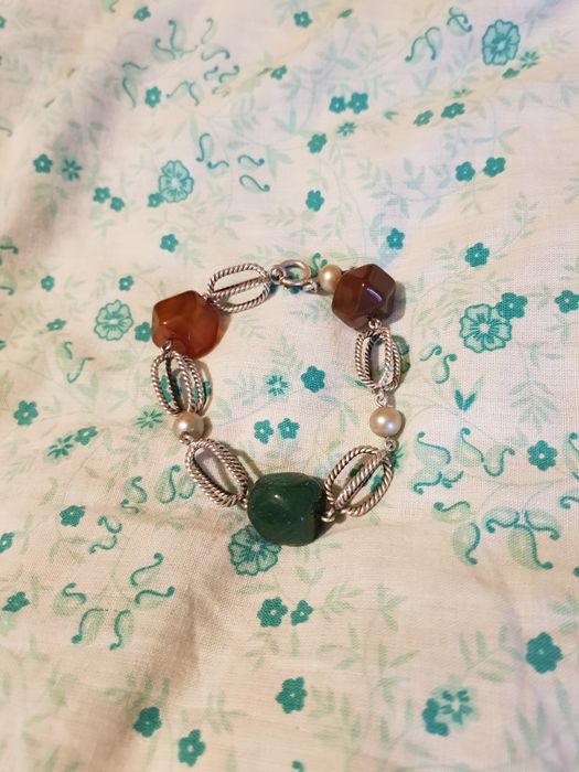 Bratara Argint cu Pietre / Verigheta Argint