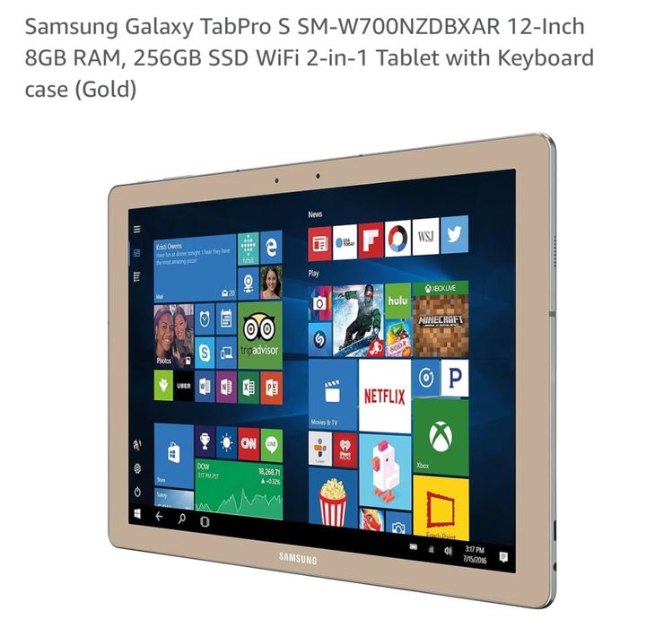 Таблет Galaxy TabPro S 12" 256GB