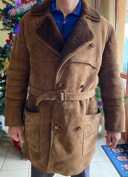 Cojoc bărbătesc Original Shearling, Italia, marime 52-54, PREȚ REDUS