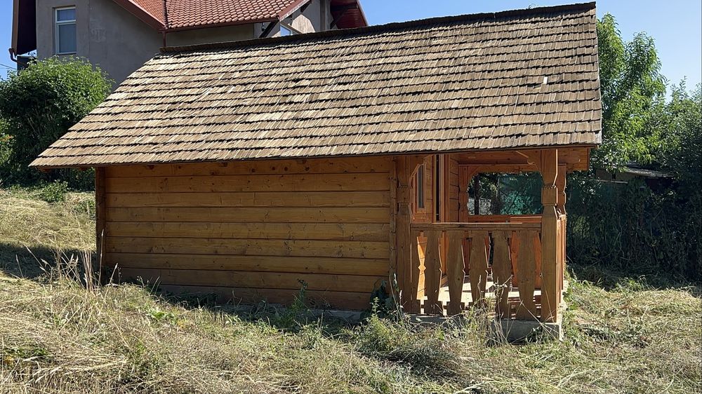 Teren 665 mp + căsuță rustică din lemn | Pozitie rară |  – Acces din 3 laturi | Tăuții Măgherăuș | €50 000 Nenegociabil |
