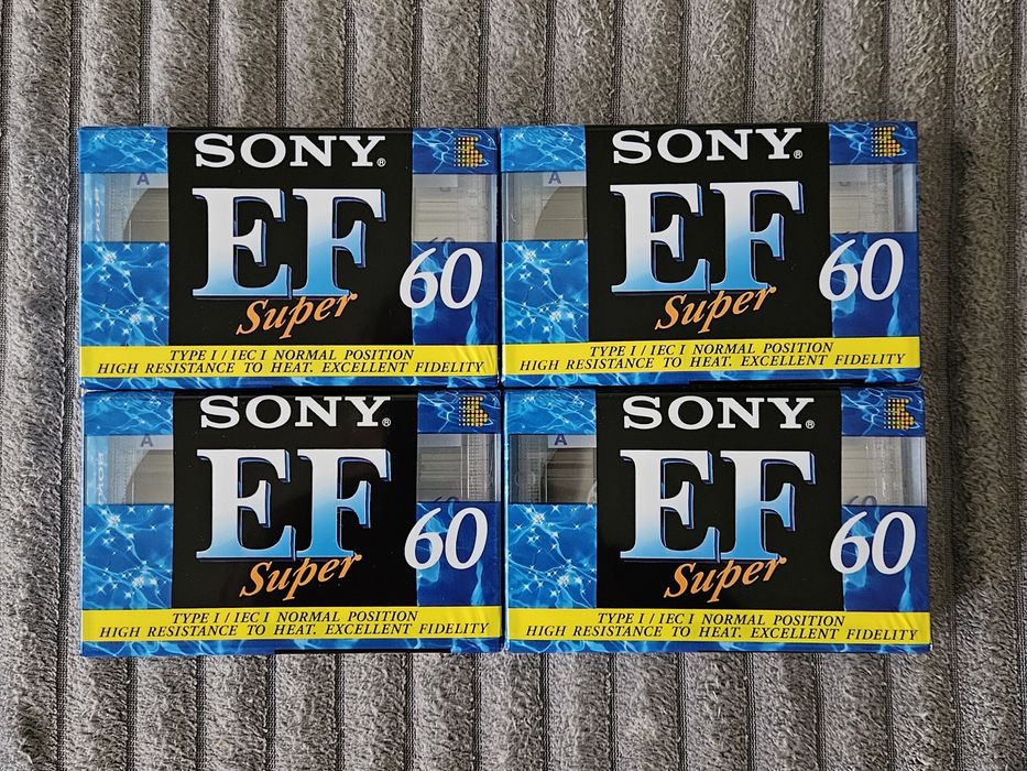 4 Casete Audio Sony EF60 Japan
