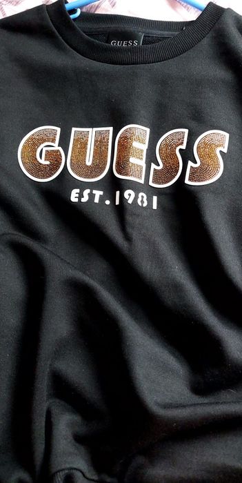 блуза Guess, блуза и суитшър Adidas