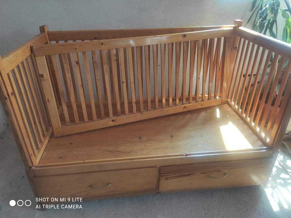 Детско легло- ръчна изработка
