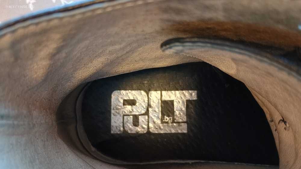 Дамски боти PULT от змийска естествена кожа