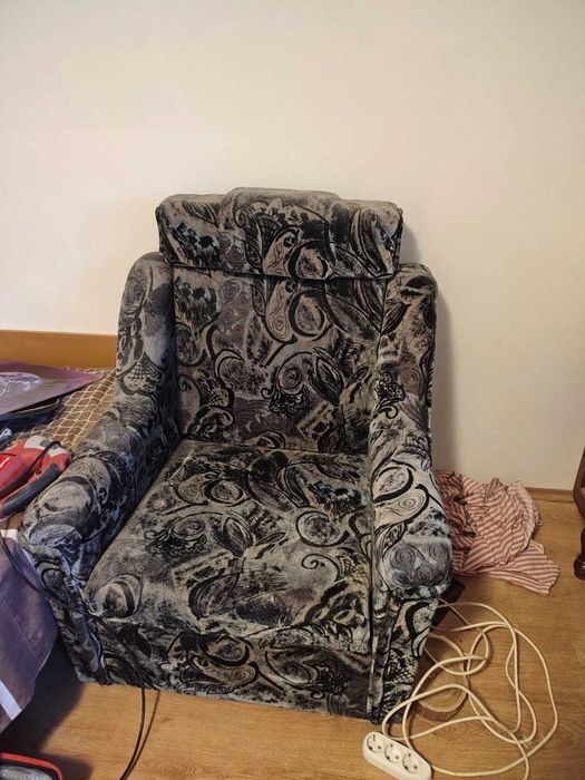 fotoliu material textil