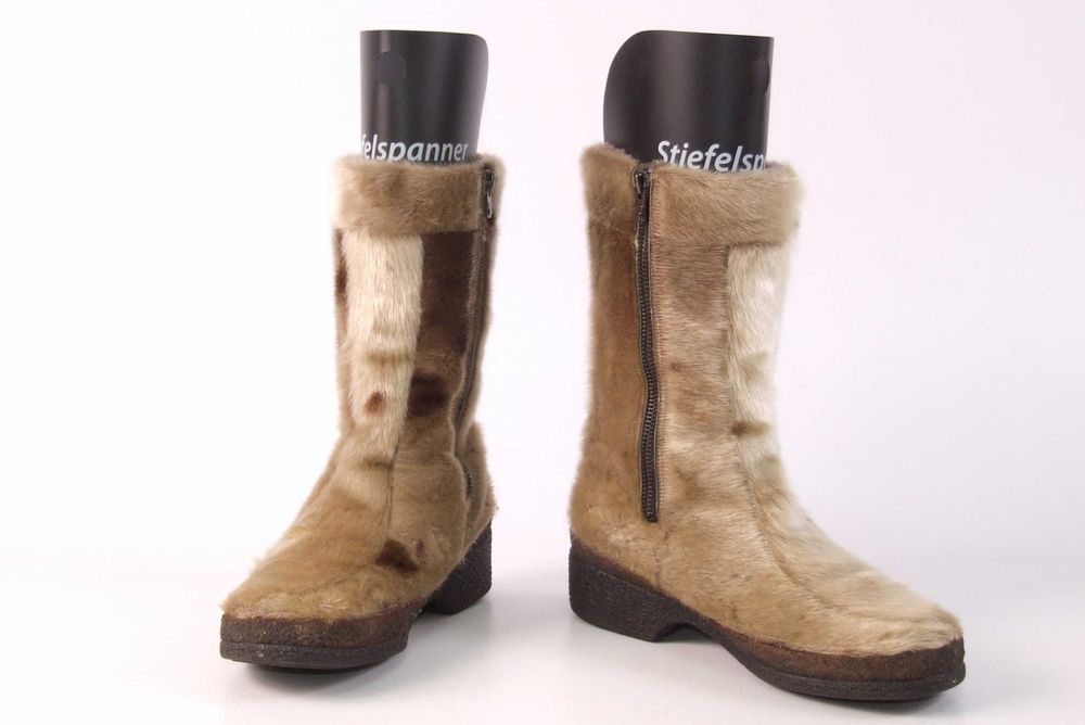 Ghete, botine, apres ski ST. MORITZ, blana foca, mas 39, ca NOI