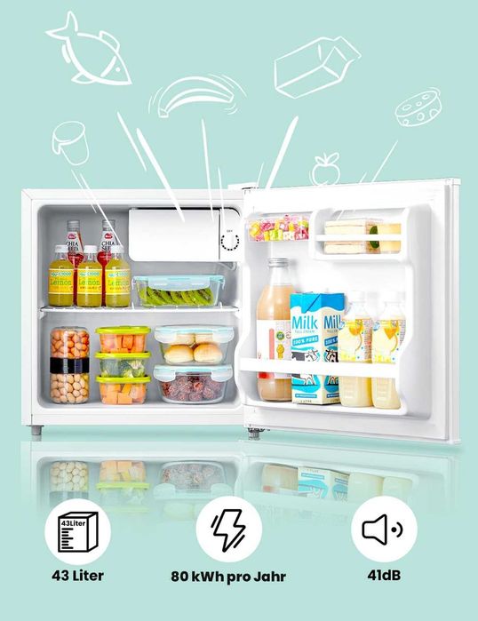 Мини хладилник Comfee RCD50WH2(E) / 43L, лек транспортен ДЕФЕКТ