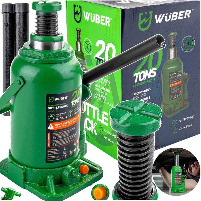 Cric hidraulic tip butelie 20T Wuber