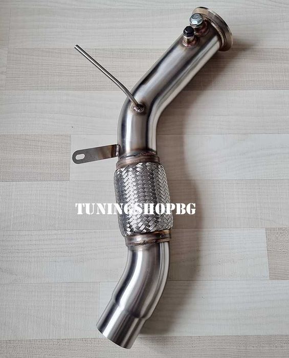 Даунпайп БМВ e90 25d 330d f10 E70 X5 E71 X6 F10 F01 30d 245 к.с