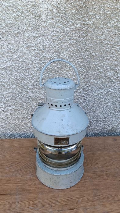 Голям стар нафтов корабен фенер - Made in Poland- 1960 година