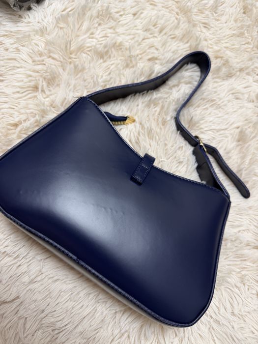 Geanta Yves Saint Laurent albastra de dama