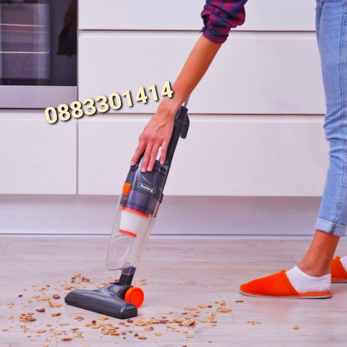 Прахосмукачка вертикална и ръчна 2в1 Rosberg, 600W, 0.8л., Циклон