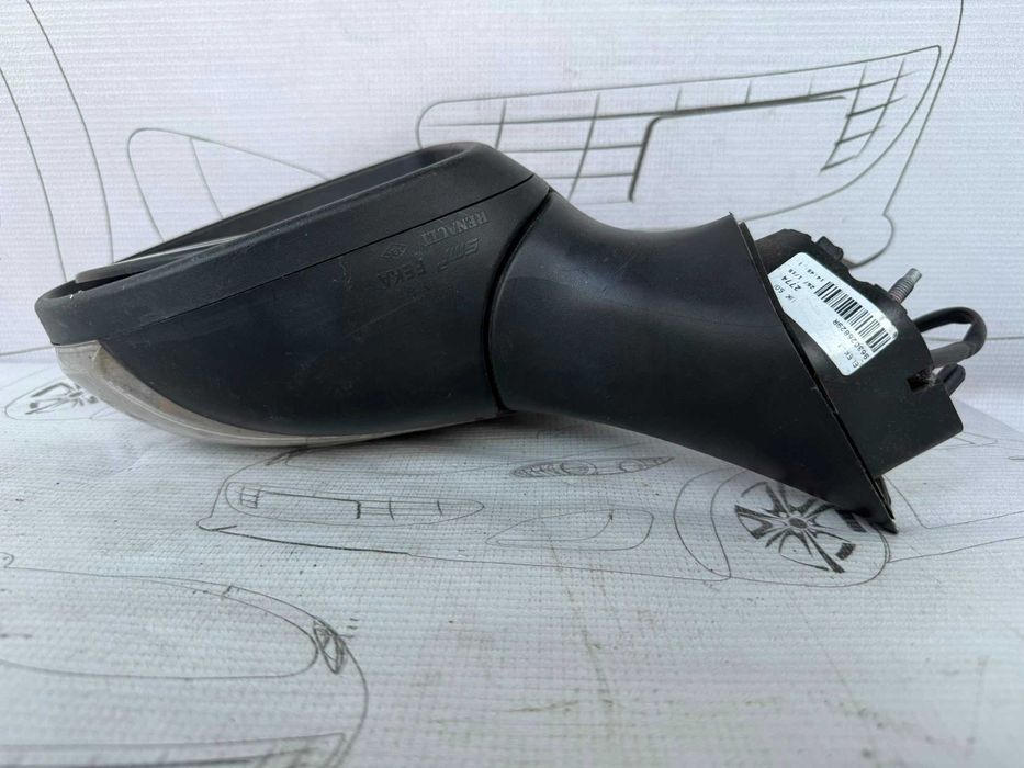 Oglindă Retrovizoare Stânga Electrică 7 Pini Renault Clio IV 963022031R / [2012-2019] / (5D3)