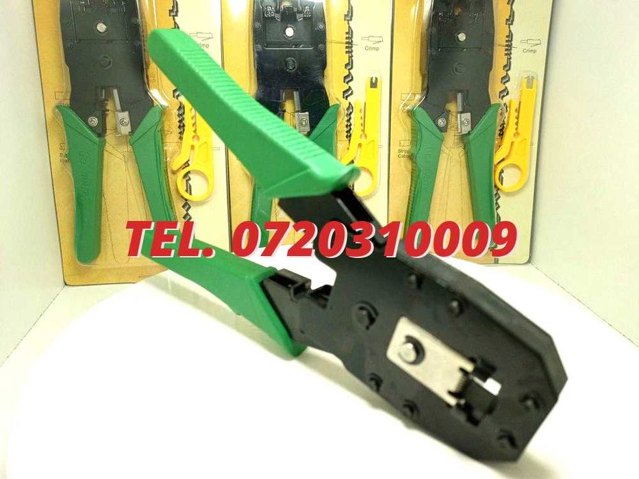 Dispozitiv In De Sertizare Modular 3 1, Rj45, Rj11, Cat5E, Cat6