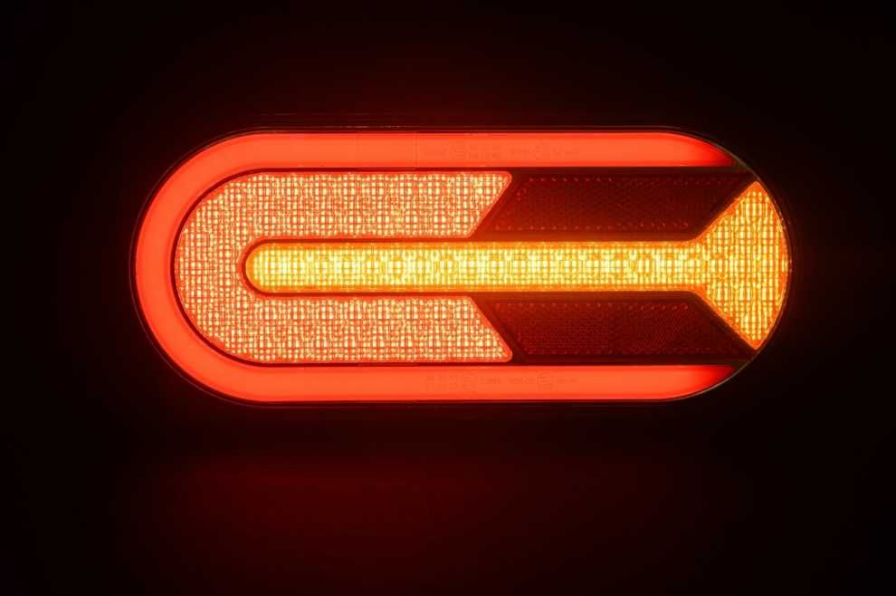 Комплект LED Стопове 25 см с динамичен мигач за ремарке бус каравана