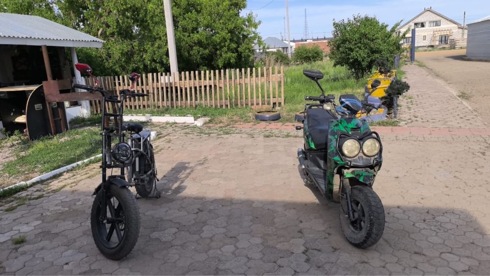 Продам электро велосипед и мопед танк