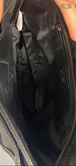 Geanta de umar piele Armani