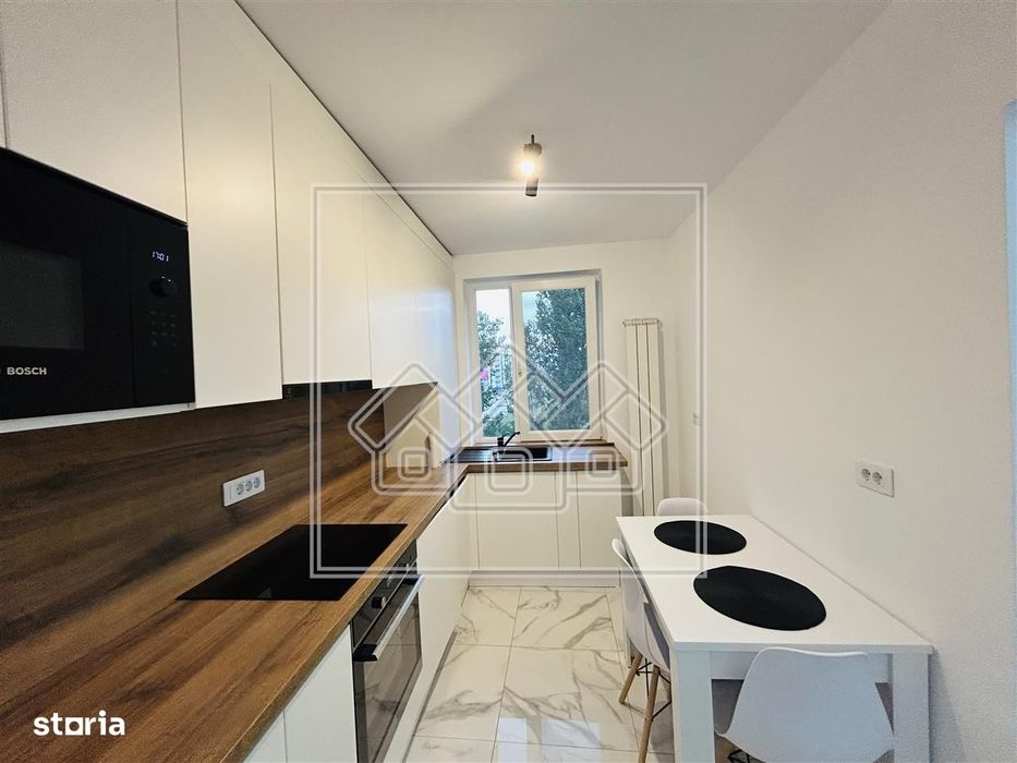 Ap cu 2 camere, mobilat modern, balcon inchis, Zona Rahovei