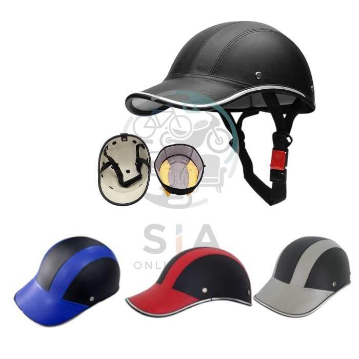 Каска за скутер, мотор, шапка велосипед, канче