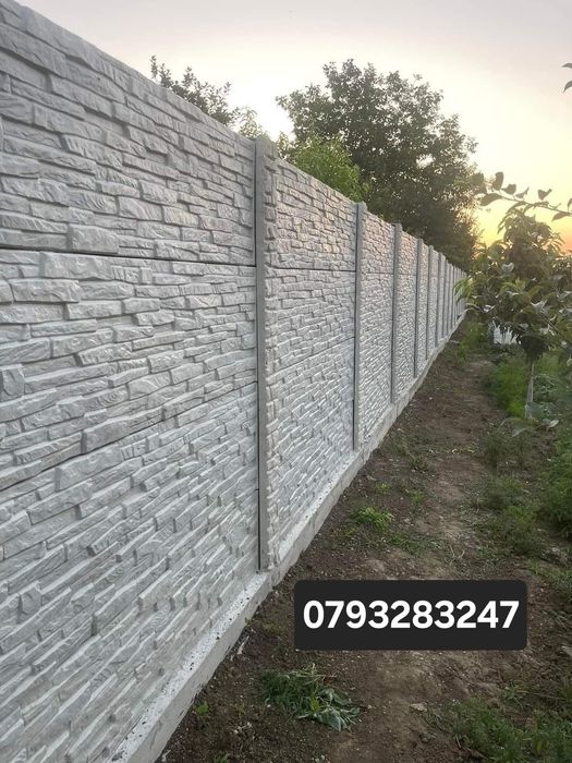 Placi garduri / Garduri din placi de beton