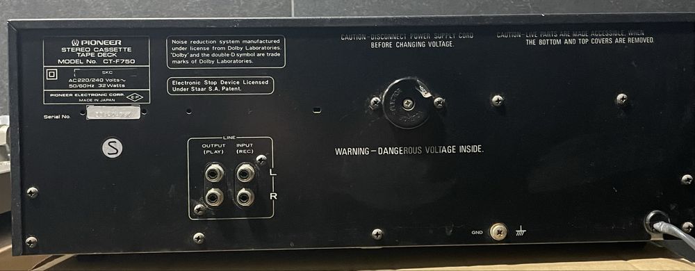 Дек Pioneer SF-750