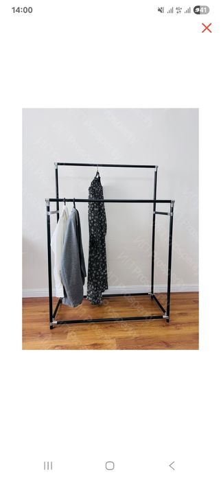 Двухъярусная напольная вешалка