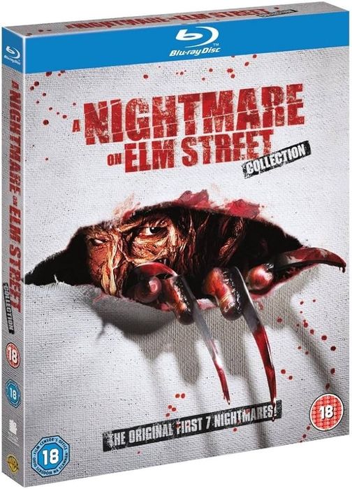 Set box blu ray  colecția Nightmare on Elm Street.