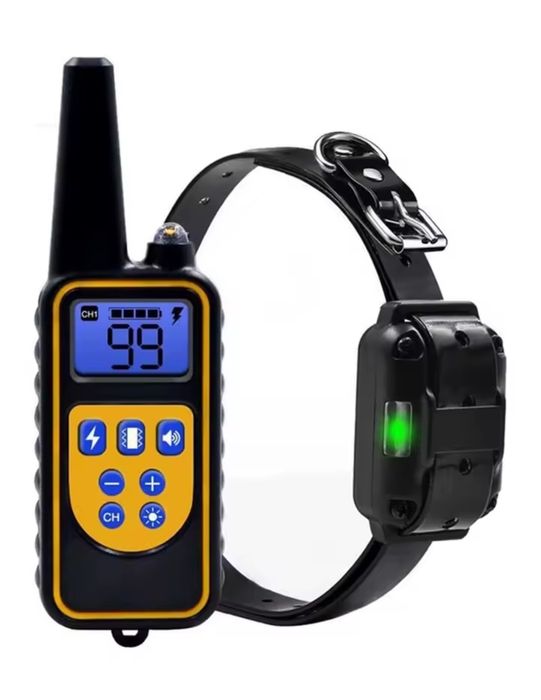 Zgarda Dresaj electrica cu sunet vibrații soc și lantefna LED