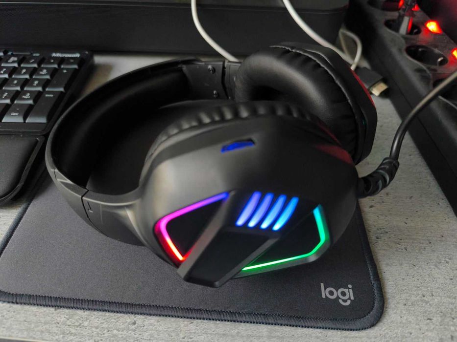 Геймърски слушалки Miniso H02 Gaming Headset with RGB