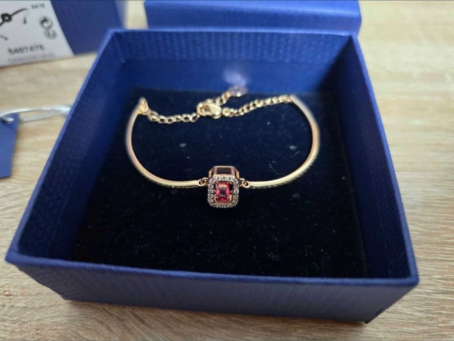 Bratara Swarovski Chroma bangle Red