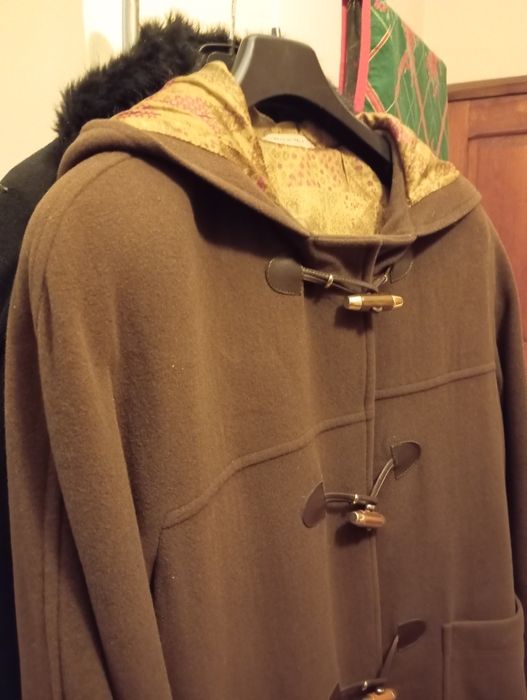 Haină de stofă, măsura 46/ 48, culoare kaki