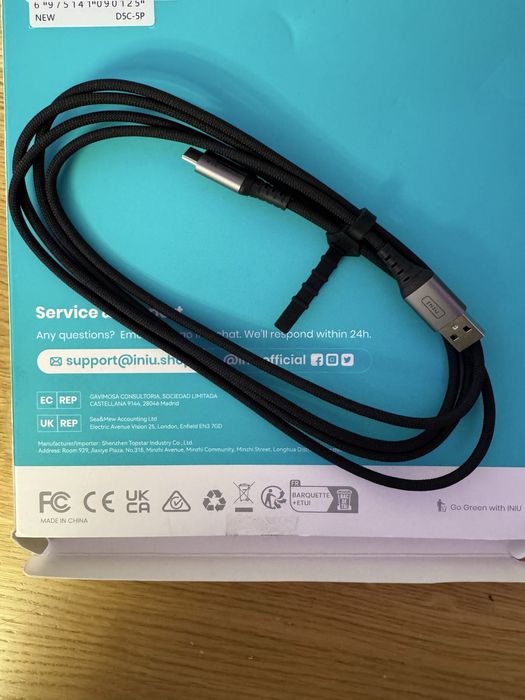 Set 5 cabluri USB-C, diferite marimi
