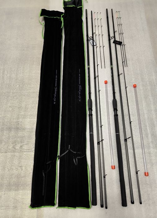 SET 2 Lansete Feeder FL Strategist Lake Feeder 3.60m, 80g, 3+3seg