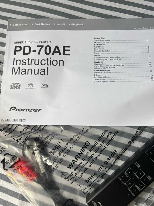 Vand Pioneer PD-70AE