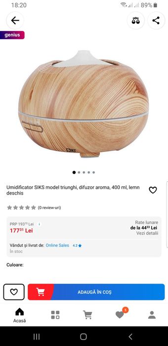 Umidificator difuzer difuzor uleiuri aromaterapie cu muzica bluetooth