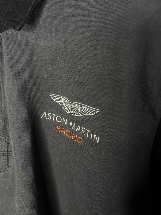 Hackett Aston Martin Racing Multi Rugby Shirt Мъжка Блуза