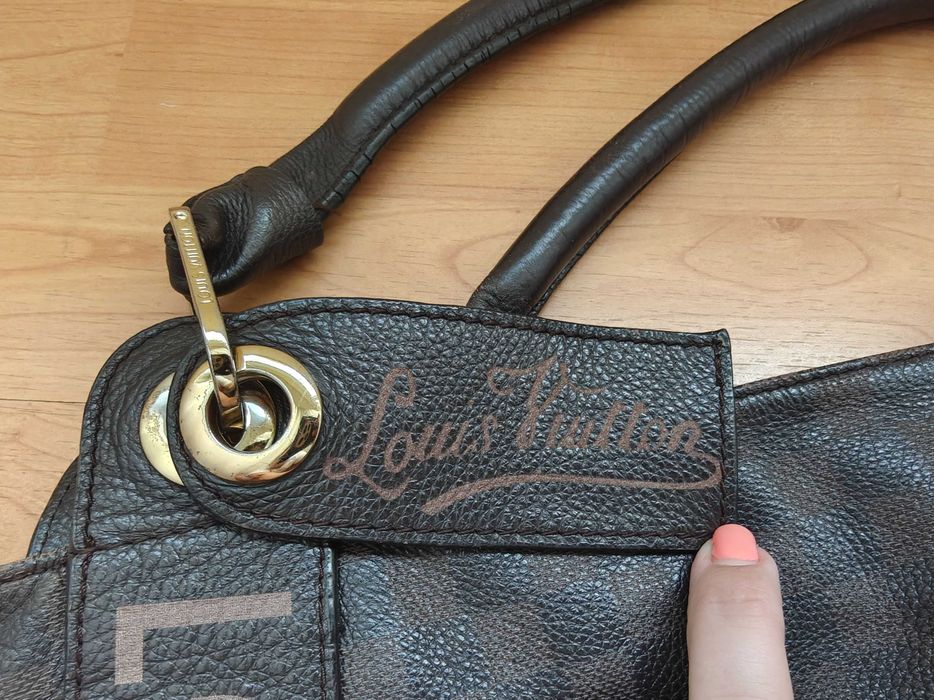 Louis Vuitton дамска чанта + портмоне