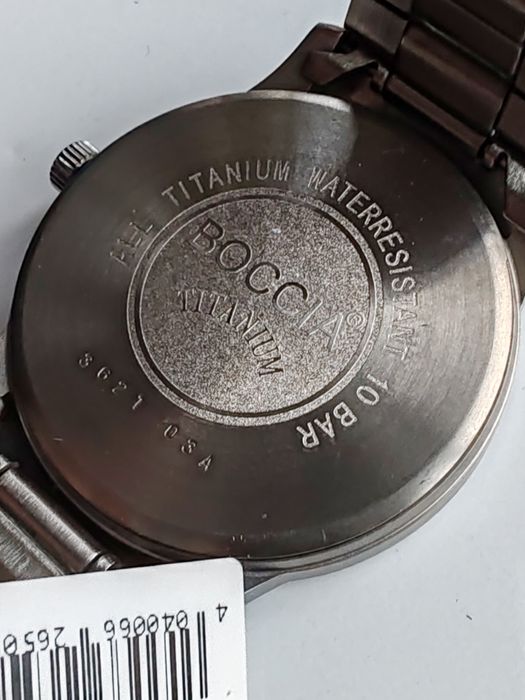 Ceas Boccia Titanium Calendar Quartz 40 mm Nou-Nepurtat!