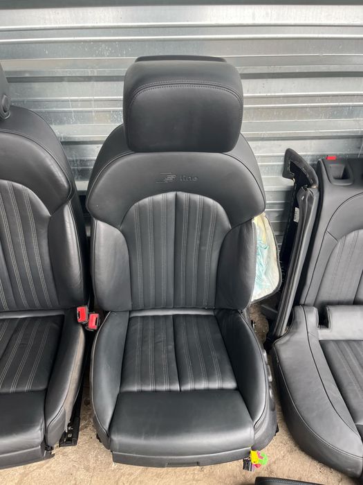 Кожен салон Audi A6 A7 4G Sline погрев ел Ауди А6 A7 отворена седалка