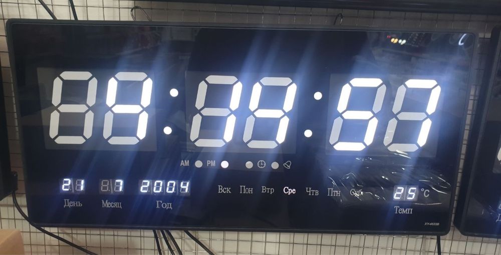 Деволга осадиган электрон LED соат оптом нархида! Доставка бор.