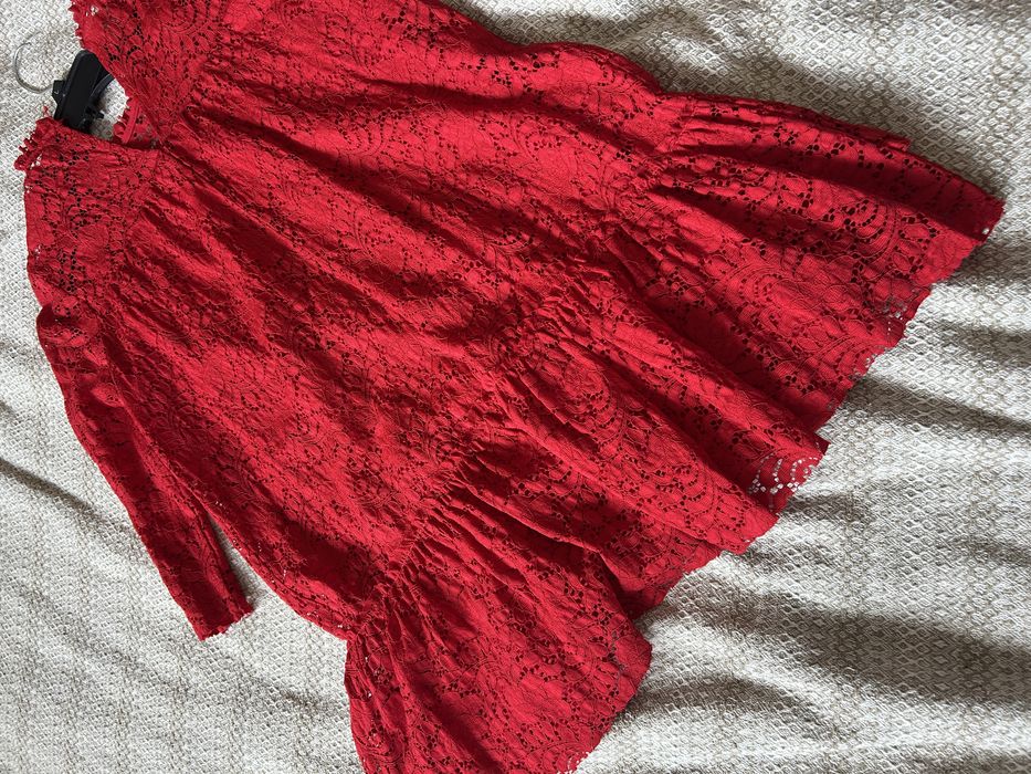 Червена мини рокля Zara