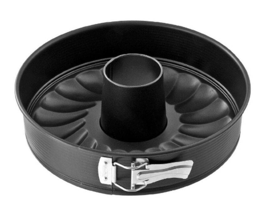 Стоманена форма с тефлоново покритие и 2 дъна – Черен мат