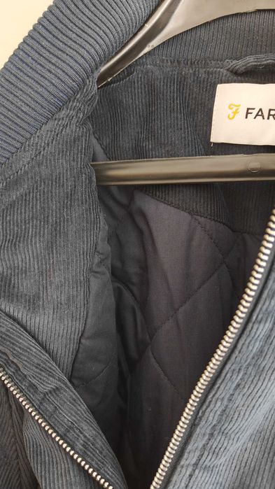 Farah Franklin, джинсово, мъжко бомбър яке, L, от Англия