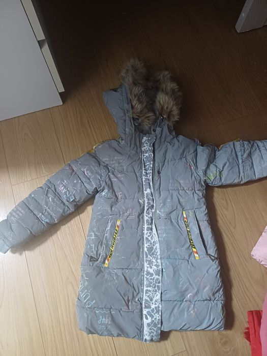 122 пуховики куртки на девочку 128 134