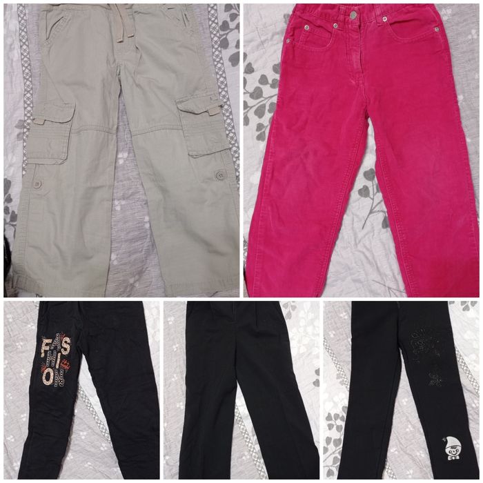 Штаны на девочку 5-7 лет в хорошем состоянии.Цена за одни