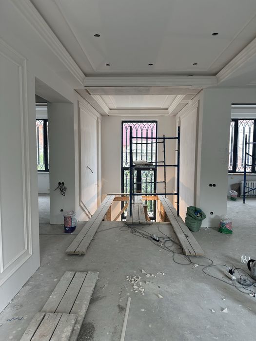 малярные работы  Покраска стен, наклейка обоев