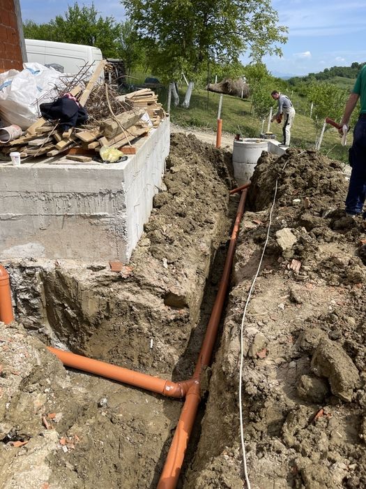 Canalizari exterioare pluviale drenaje