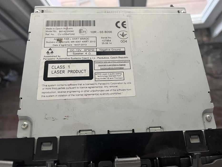 Multimedia Toyota Avensis 2014