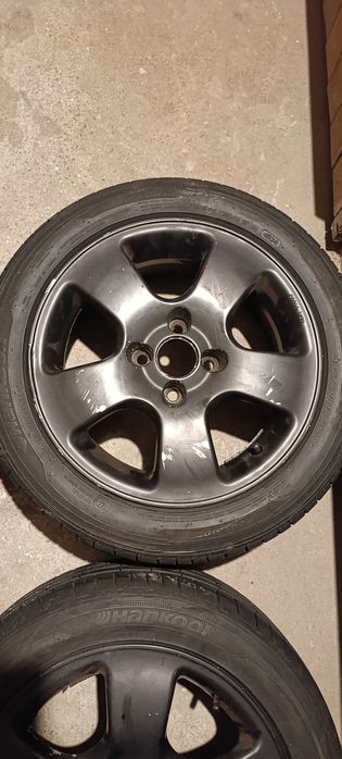 4 бр. 15 цола Джанти 4x100 с нови летни гуми