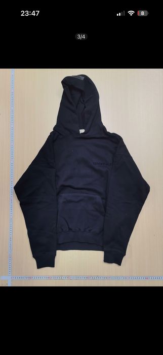 Hanorac negru cu pantaloni M S